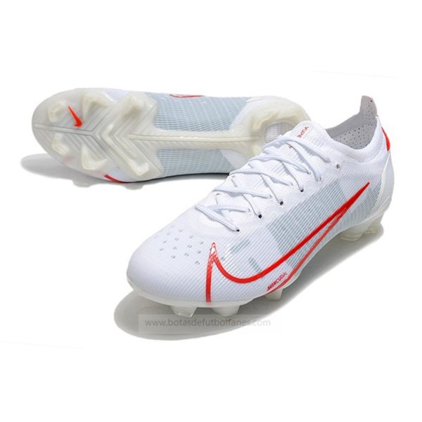 Nike Mercurial Vapor XIV Elite FG Blanco Rojo